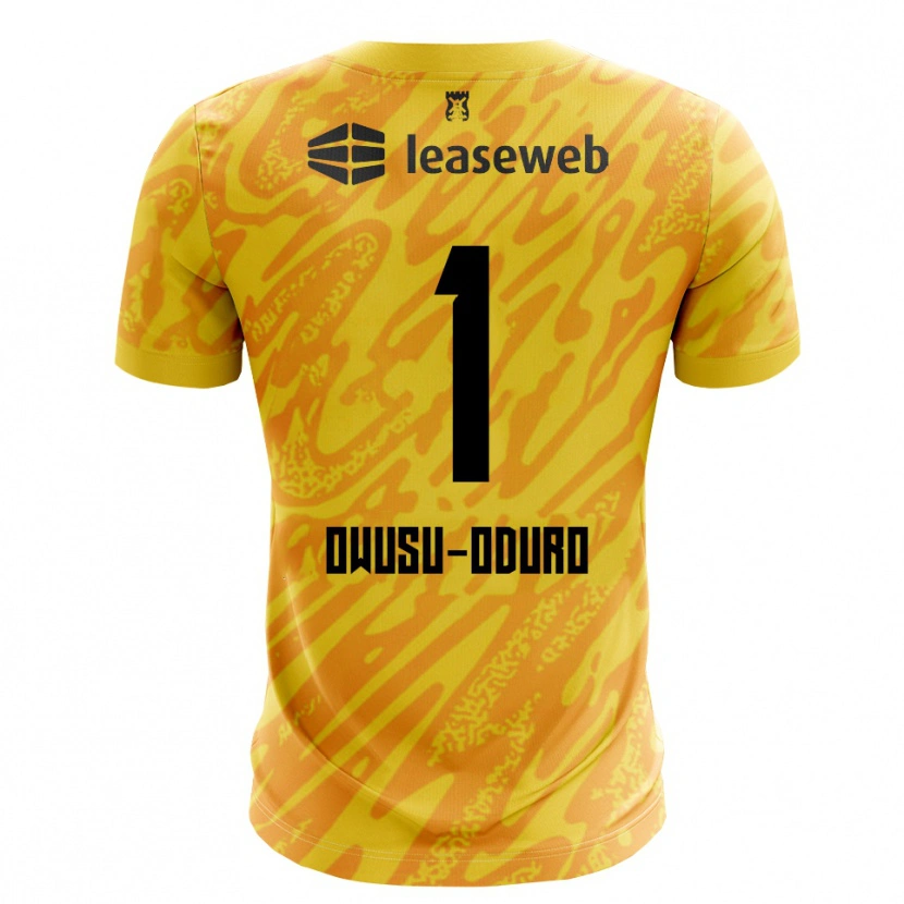 Danxen Herren Rome Jayden Owusu-Oduro #1 Trikot Orange Gelb Schwarz Torwarttrikot 2025/26 Schweiz