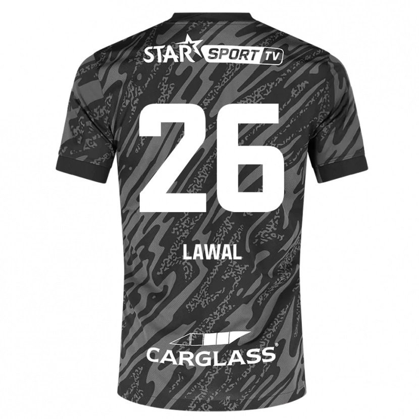 Danxen Herren Tobias Lawal #26 Trikot Dunkelgrau Schwarz Torwarttrikot 2025/26 Schweiz
