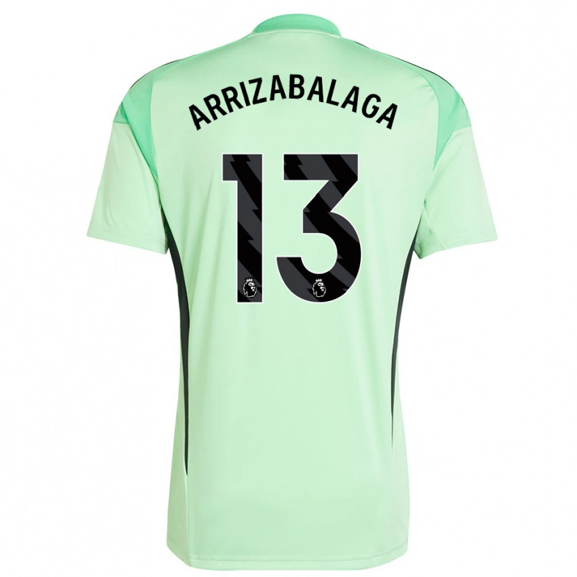 Danxen Herren Kepa Arrizabalaga #13 Trikot Hellgrün Schwarz Torwarttrikot 2025/26 Schweiz