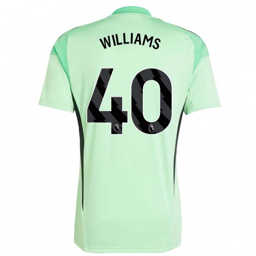 Danxen Herren Naomi Williams #40 Trikot Hellgrün Schwarz Torwarttrikot 2025/26 Schweiz