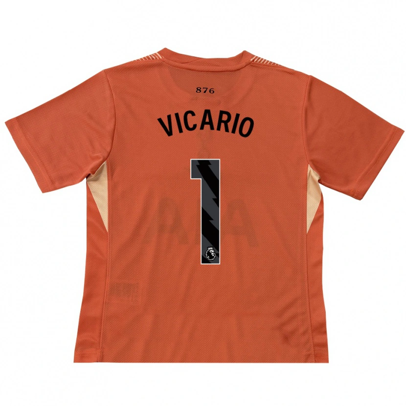 Danxen Herren Guglielmo Vicario #1 Trikot Orange Schwarz Torwarttrikot 2025/26 Schweiz