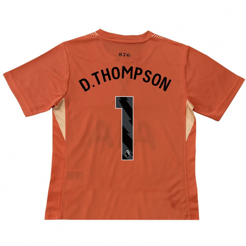 Danxen Herren Dylan Thompson #1 Trikot Orange Schwarz Torwarttrikot 2025/26 Schweiz