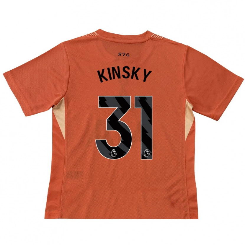 Danxen Herren Antonín Kinský #31 Trikot Orange Schwarz Torwarttrikot 2025/26 Schweiz