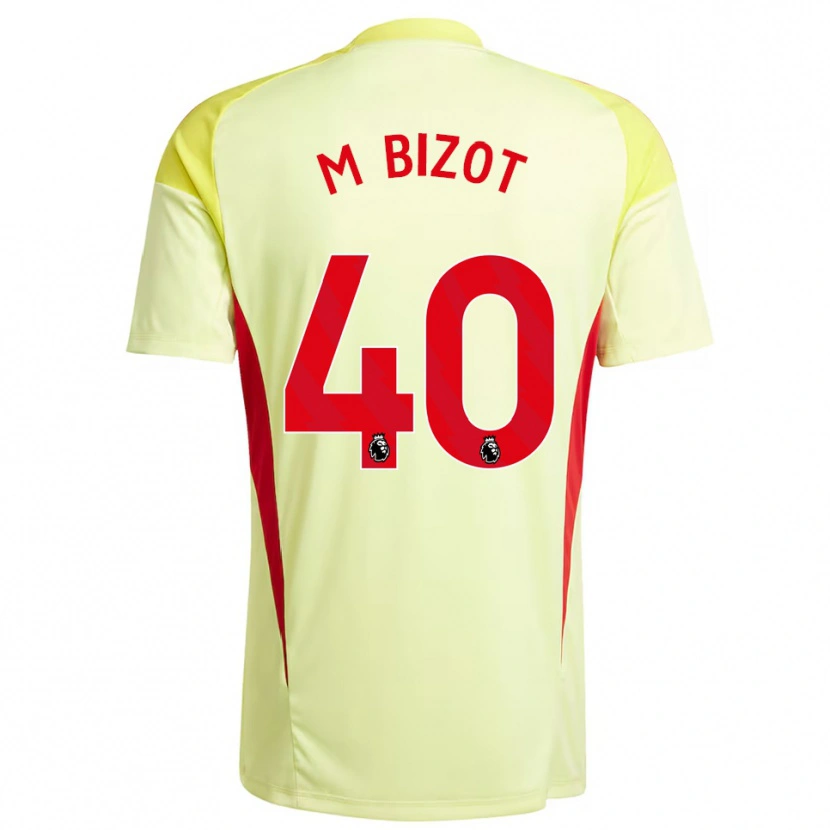 Danxen Herren Marco Bizot #40 Trikot Hellgelb Torwarttrikot 2025/26 Schweiz