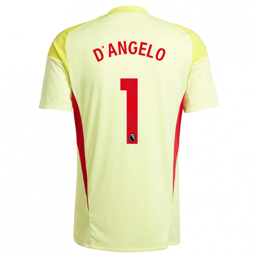 Danxen Herren Sabrina D'angelo #1 Trikot Hellgelb Torwarttrikot 2025/26 Schweiz