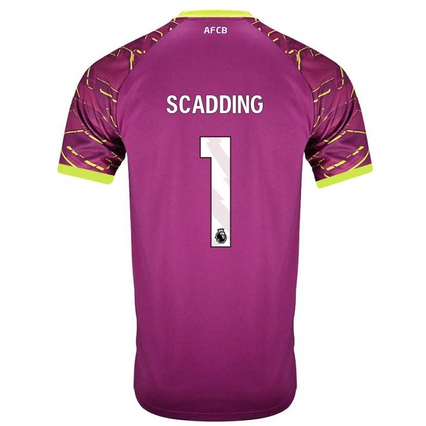 Danxen Herren Katie Scadding #1 Trikot Dunkles Magenta Torwarttrikot 2025/26 Schweiz