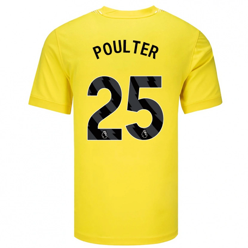 Danxen Herren Hannah Poulter #25 Trikot Gelb Schwarz Torwarttrikot 2025/26 Schweiz
