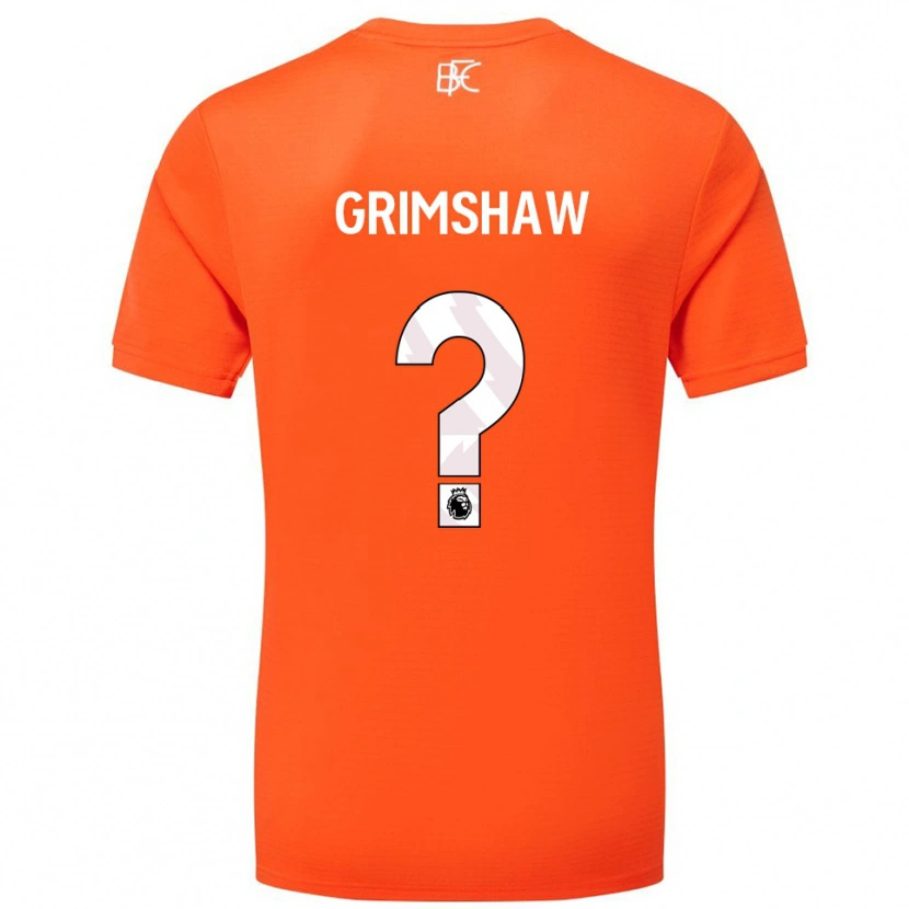 Danxen Herren Harry Grimshaw #0 Trikot Orange Weiß Torwarttrikot 2025/26 Schweiz