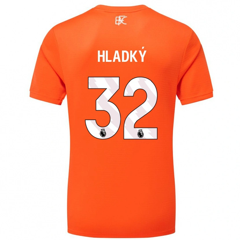 Danxen Herren Vaclav Hladky #32 Trikot Orange Weiß Torwarttrikot 2025/26 Schweiz