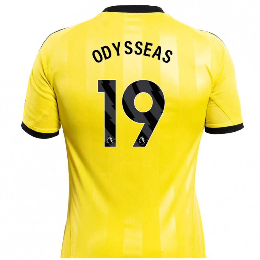 Danxen Herren Odysseas Vlachodimos #19 Trikot Gelb Schwarz Torwarttrikot 2025/26 Schweiz