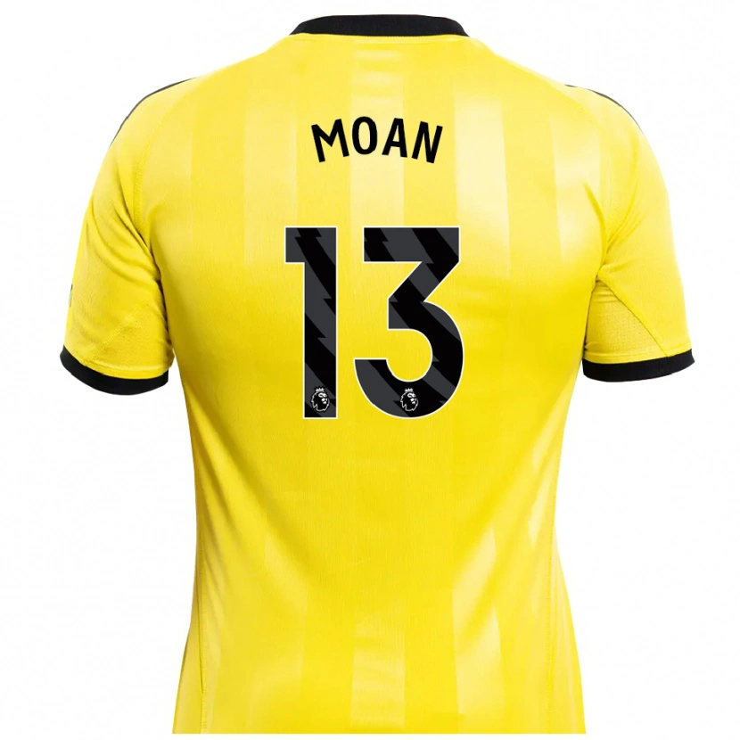 Danxen Herren Claudia Moan #13 Trikot Gelb Schwarz Torwarttrikot 2025/26 Schweiz