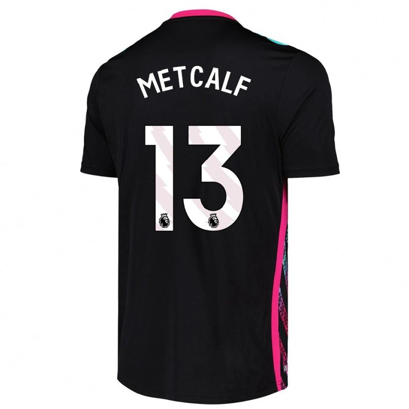 Danxen Herren Ben Metcalf #13 Trikot Schwarz Weiß Torwarttrikot 2025/26 Schweiz