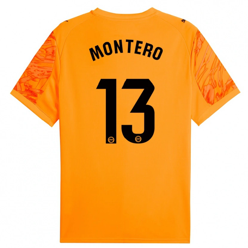 Danxen Herren Rubén Montero #13 Trikot Orange Schwarz Torwarttrikot 2025/26 Schweiz