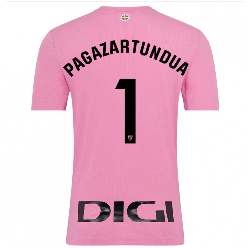 Danxen Herren Iker Pagazartundua #1 Trikot Pink Schwarz Torwarttrikot 2025/26 Schweiz