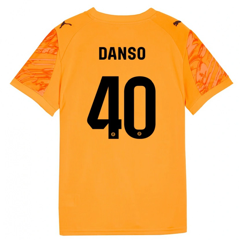 Danxen Herren Jordi Danso #40 Trikot Orange Schwarz Torwarttrikot 2025/26 Schweiz