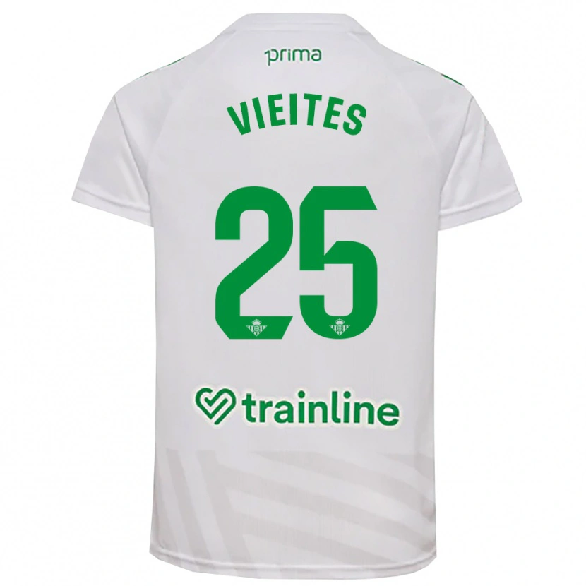 Danxen Herren Fran Vieites #25 Trikot Weiß Grün Torwarttrikot 2025/26 Schweiz