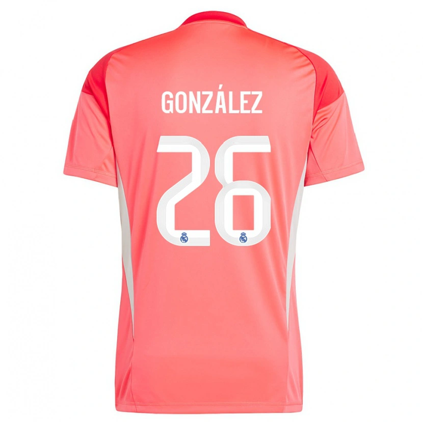 Danxen Herren Fran González #26 Trikot Orange Rot Weiß Torwarttrikot 2025/26 Schweiz