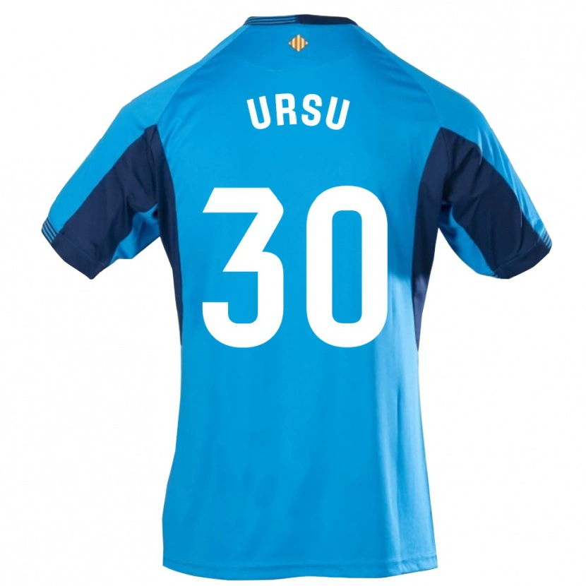 Danxen Herren Eduard Ursu #30 Trikot Blau Weiß Torwarttrikot 2025/26 Schweiz