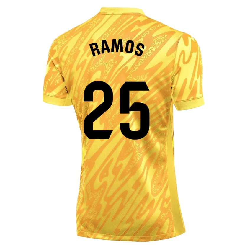 Danxen Herren Alejandro Ramos #25 Trikot Gelb Schwarz Torwarttrikot 2025/26 Schweiz