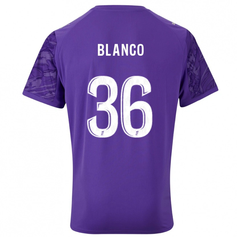 Danxen Herren Rubén Blanco #36 Trikot Violett Weiß Torwarttrikot 2025/26 Schweiz