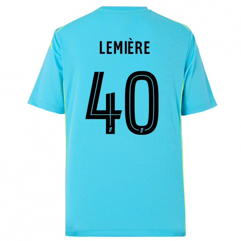 Danxen Herren Pauline Lemière #40 Trikot Himmelblau Schwarz Torwarttrikot 2025/26 Schweiz