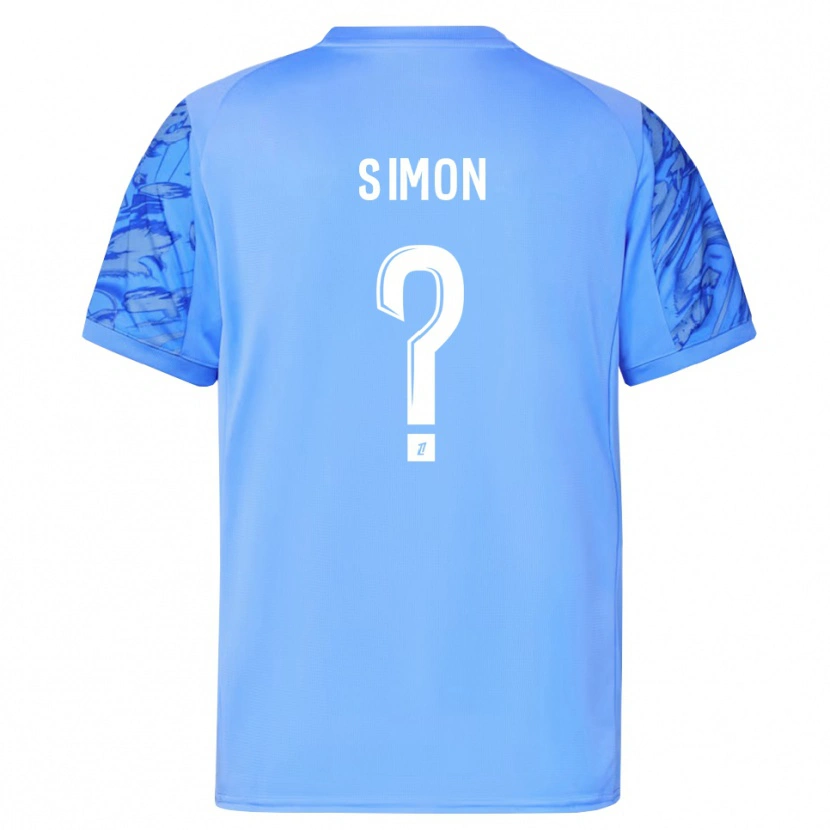 Danxen Herren Jules Simon #0 Trikot Blau Weiß Torwarttrikot 2025/26 Schweiz