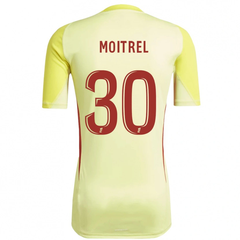 Danxen Herren Pauline Moitrel #30 Trikot Hellgelb Rot Torwarttrikot 2025/26 Schweiz
