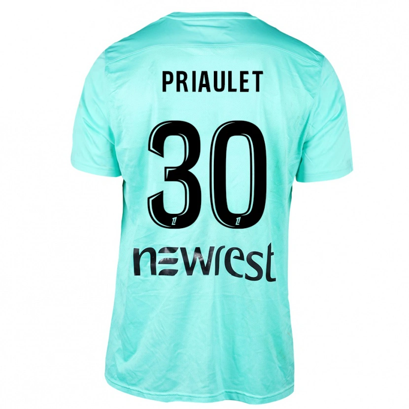 Danxen Herren Anaïs Priaulet #30 Trikot Aqua Schwarz Torwarttrikot 2025/26 Schweiz
