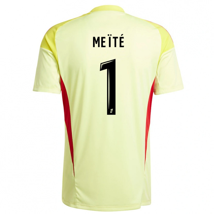 Danxen Herren Ibrahim Meïté #1 Trikot Hellgelb Schwarz Torwarttrikot 2025/26 Schweiz