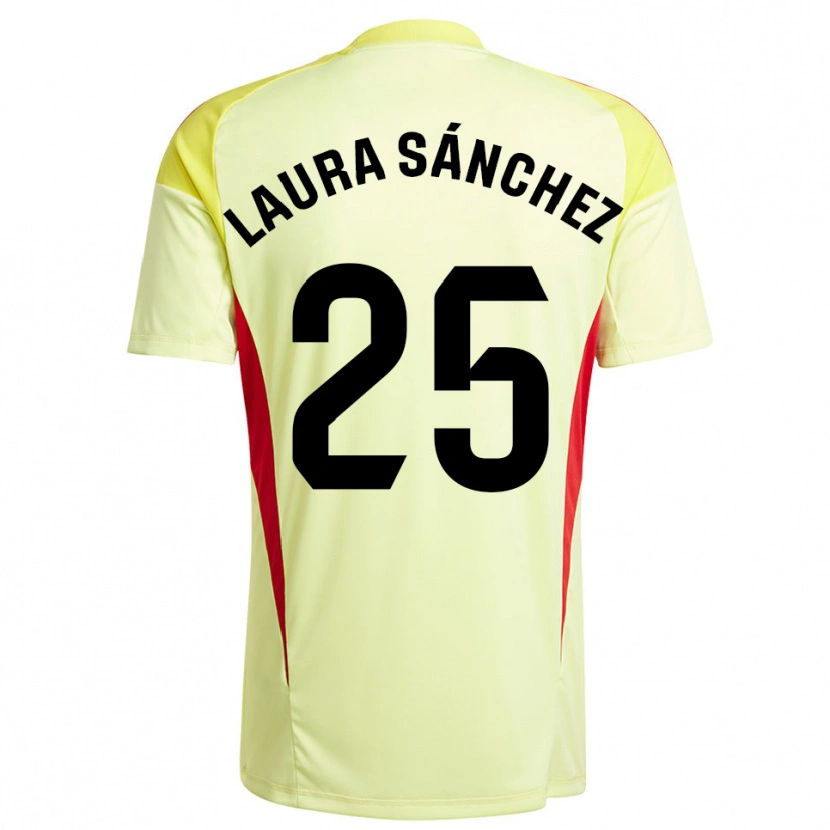 Danxen Herren Laura Sánchez Comuñas #25 Trikot Hellgelb Schwarz Torwarttrikot 2025/26 Schweiz
