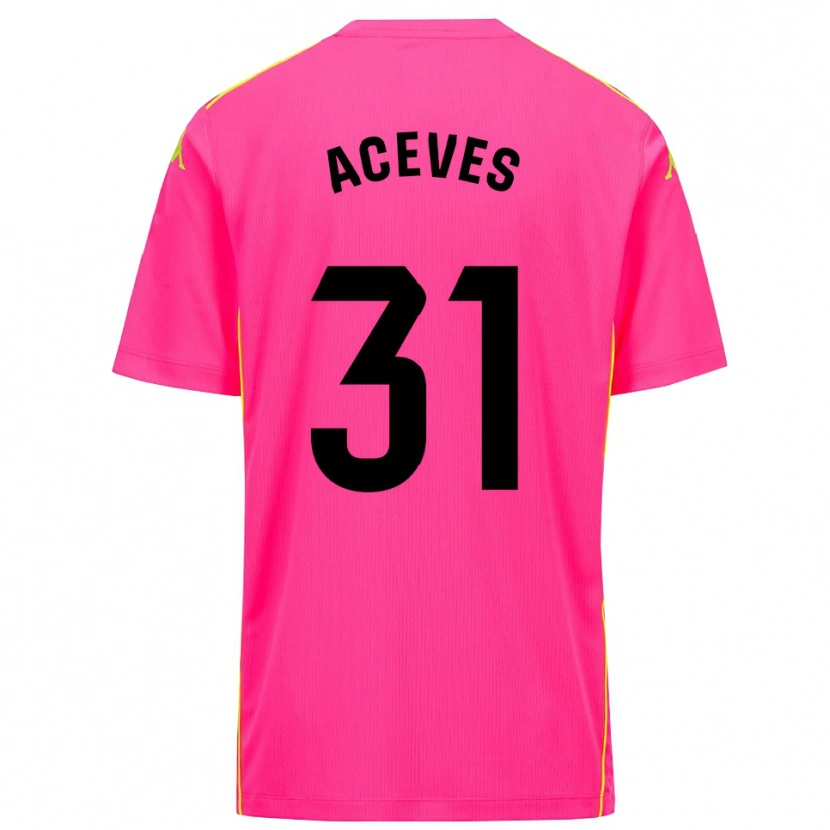 Danxen Herren Álvaro Aceves #31 Trikot Tiefpink Schwarz Torwarttrikot 2025/26 Schweiz