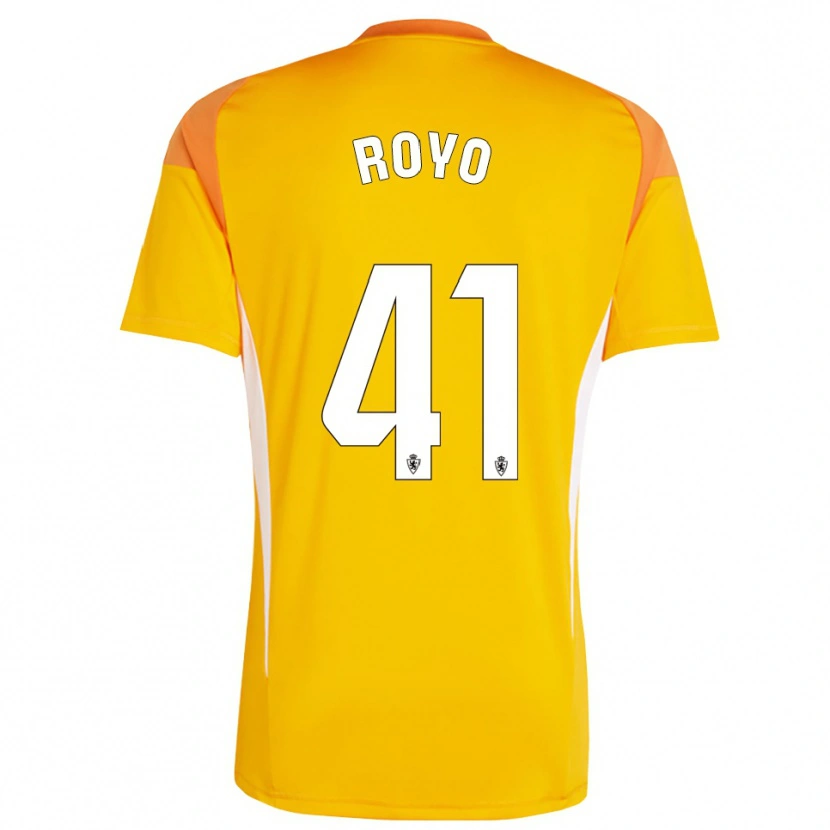 Danxen Herren Eduardo Royo #41 Trikot Dunkelorange Gelb Torwarttrikot 2025/26 Schweiz