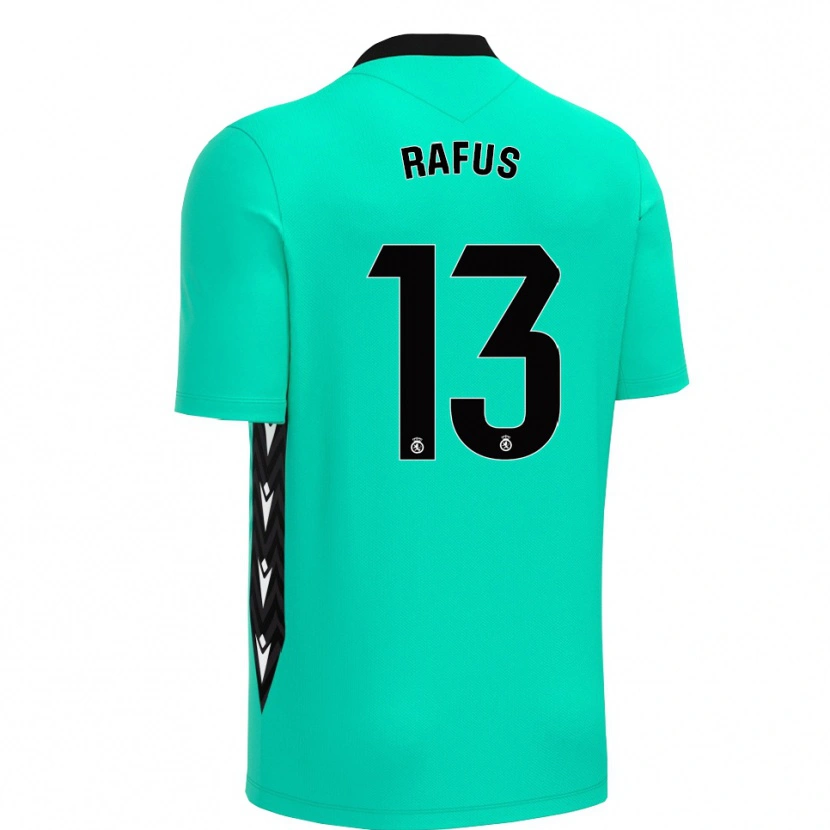 Danxen Herren Arnau Rafús #13 Trikot Aqua Schwarz Torwarttrikot 2025/26 Schweiz