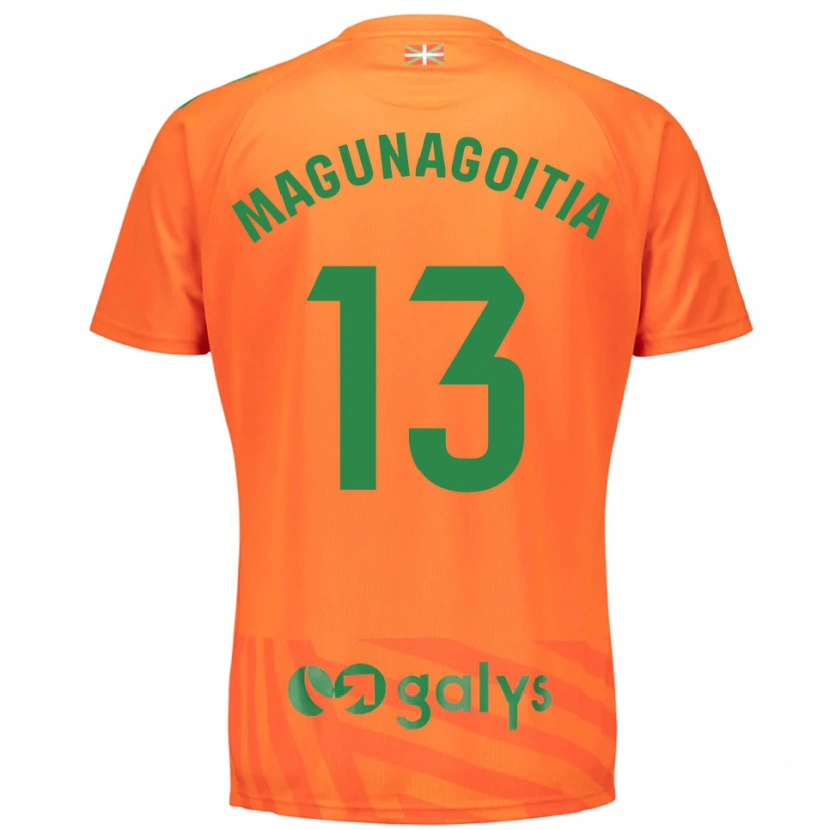 Danxen Herren Jonmi Magunagoitia #13 Trikot Orange Grün Torwarttrikot 2025/26 Schweiz