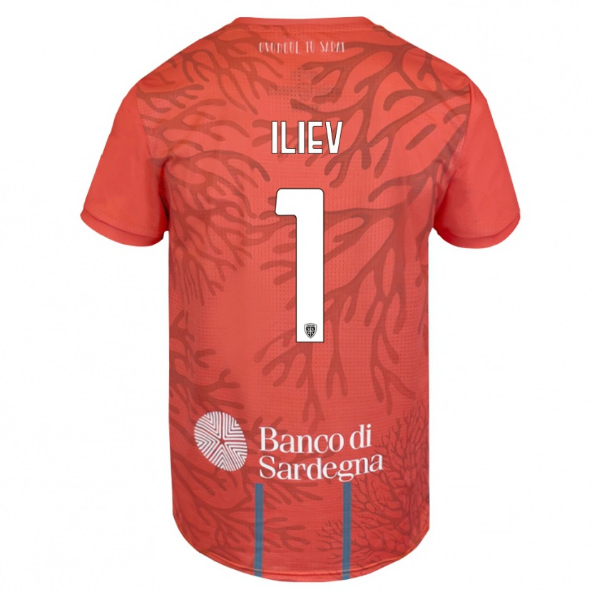 Danxen Herren Velizar-Iliya Iliev #1 Trikot Orange Rot Weiß Torwarttrikot 2025/26 Schweiz