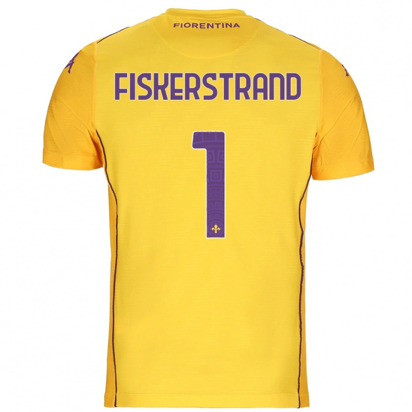 Danxen Herren Cecilie Fiskerstrand #1 Trikot Orange Gelb Lila Torwarttrikot 2025/26 Schweiz