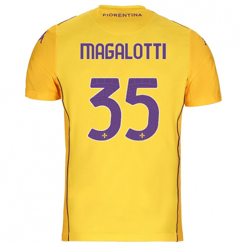 Danxen Herren Mattia Magalotti #35 Trikot Orange Gelb Lila Torwarttrikot 2025/26 Schweiz