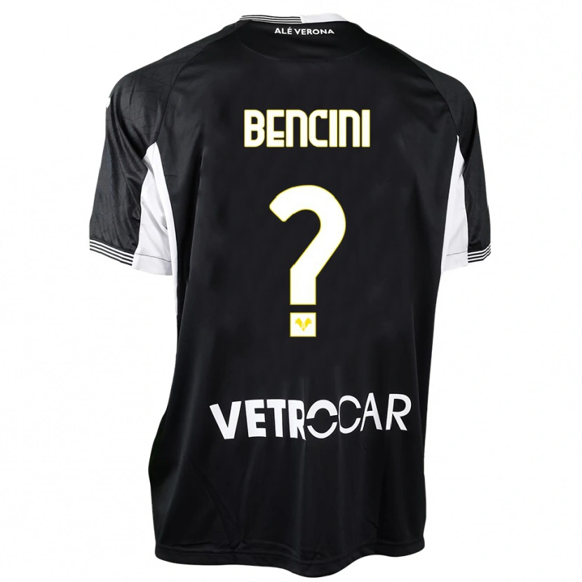 Danxen Herren Mattia Bencini #0 Trikot Schwarz Weiß Torwarttrikot 2025/26 Schweiz