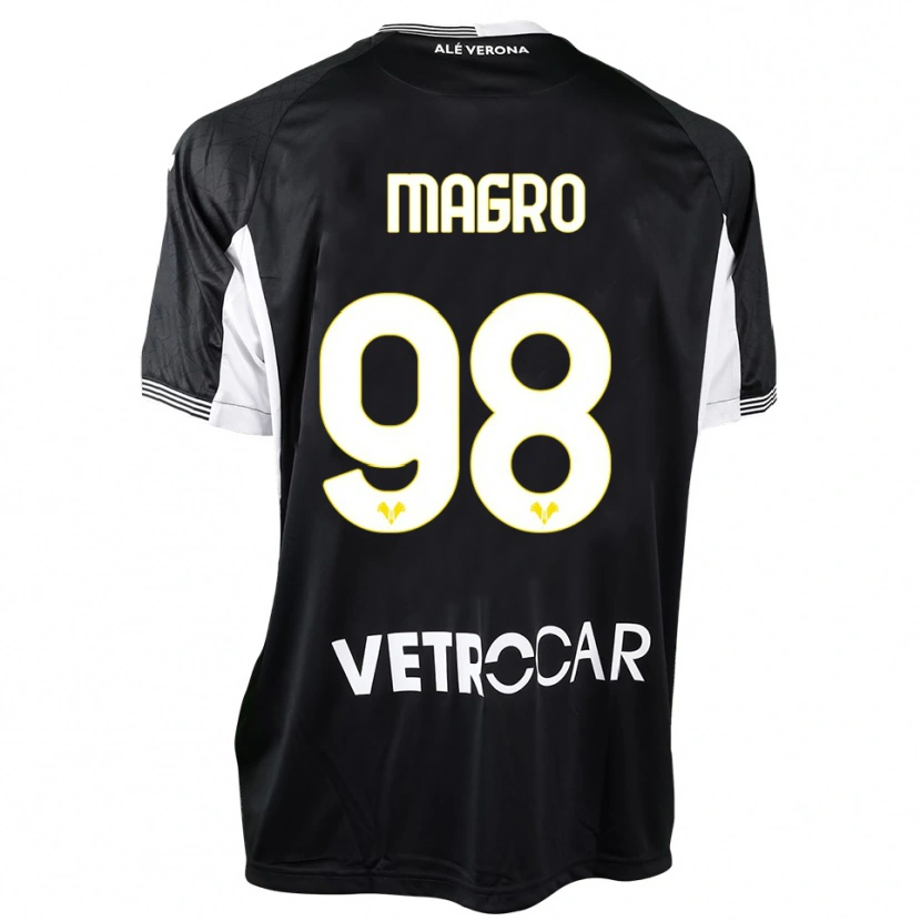Danxen Herren Federico Magro #98 Trikot Schwarz Weiß Torwarttrikot 2025/26 Schweiz