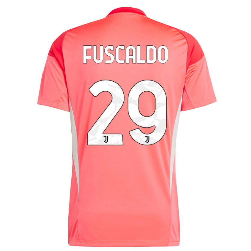 Danxen Herren Matteo Fuscaldo #29 Trikot Rot Orange Torwarttrikot 2025/26 Schweiz