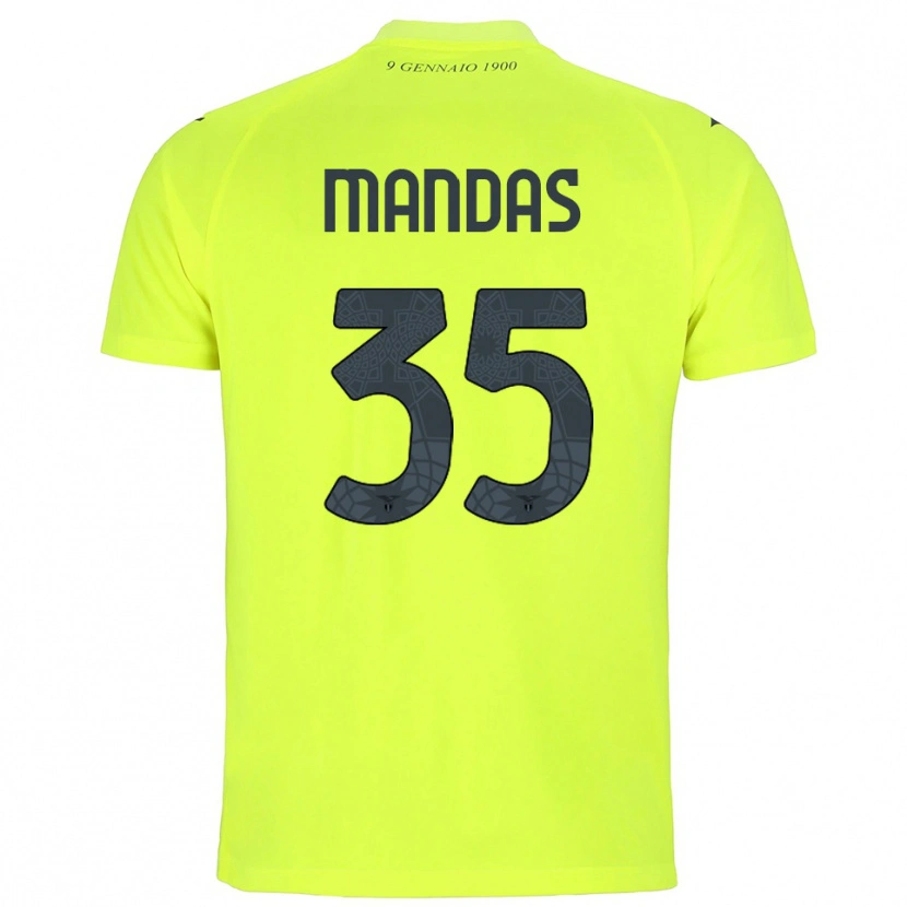 Danxen Herren Christos Mandas #35 Trikot Fluoreszierendes Grün Torwarttrikot 2025/26 Schweiz
