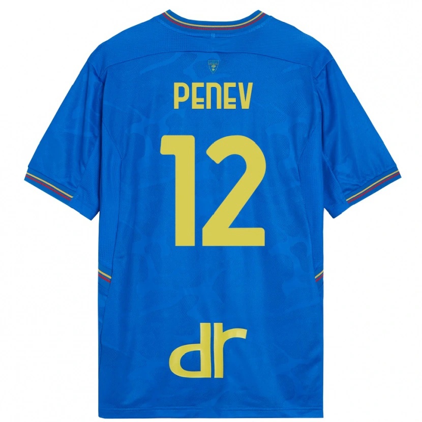 Danxen Herren Plamen Penev #12 Trikot Königsblau Braun Torwarttrikot 2025/26 Schweiz