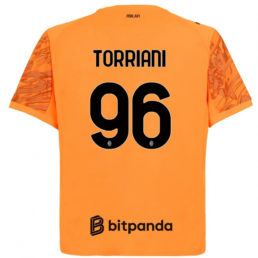 Danxen Herren Lorenzo Torriani #96 Trikot Orange Gelb Schwarz Torwarttrikot 2025/26 Schweiz