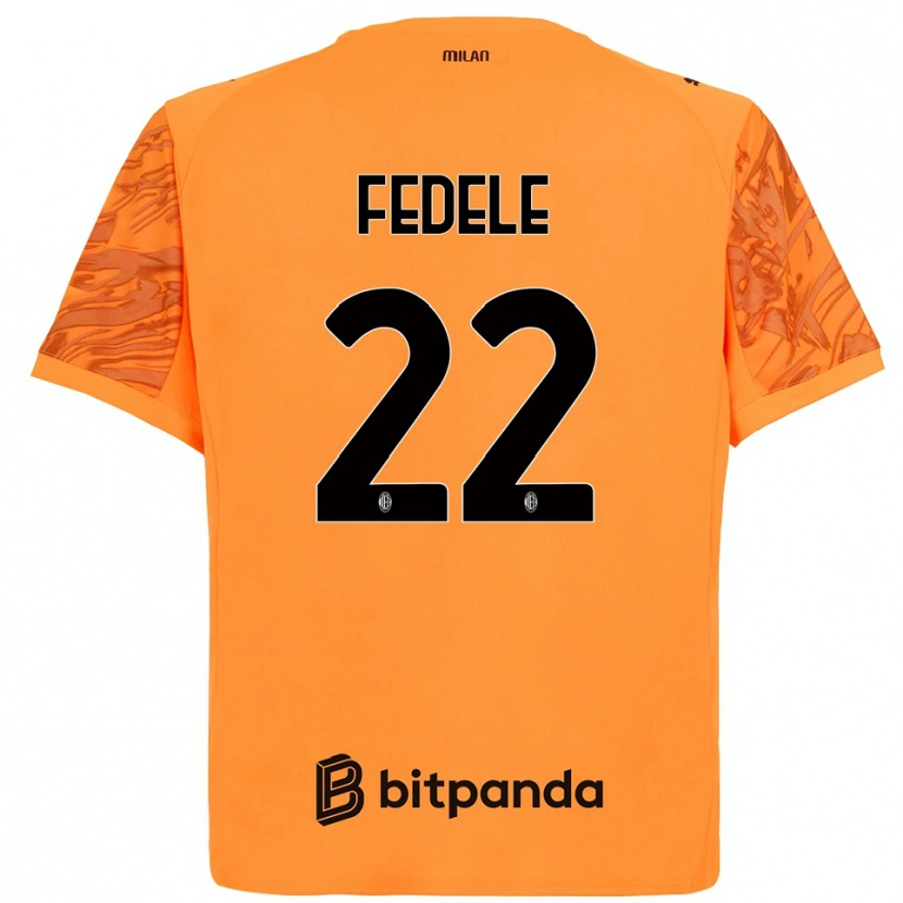 Danxen Herren Noemi Fedele #22 Trikot Orange Gelb Schwarz Torwarttrikot 2025/26 Schweiz