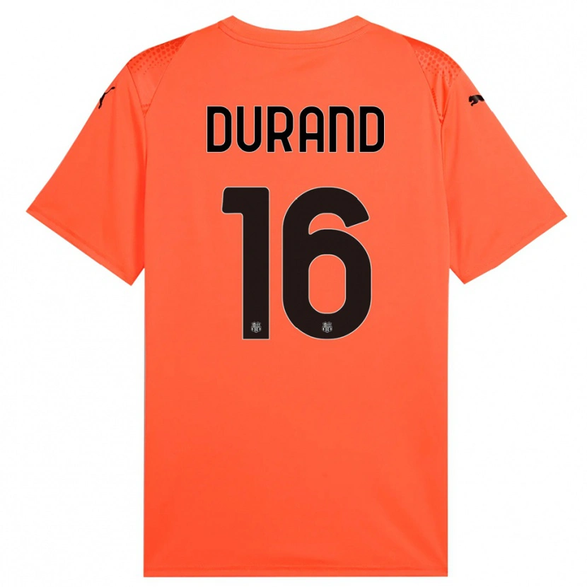Danxen Herren Solène Durand #16 Trikot Orange Schwarz Torwarttrikot 2025/26 Schweiz
