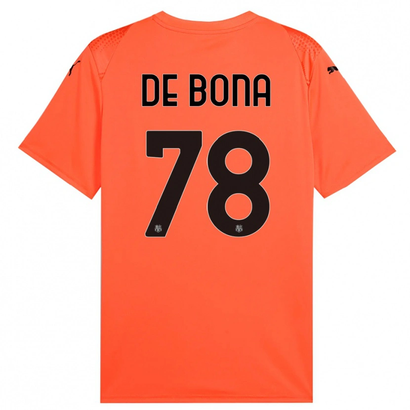 Danxen Herren Francesca De Bona #78 Trikot Orange Schwarz Torwarttrikot 2025/26 Schweiz