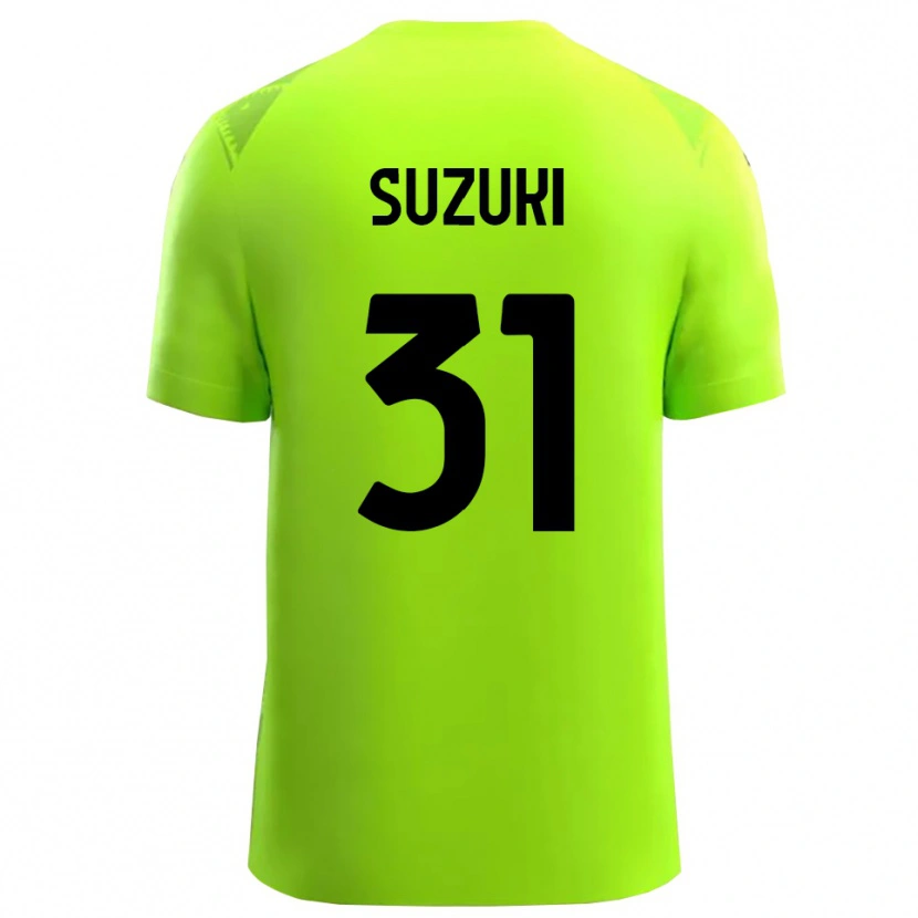 Danxen Herren Zion Suzuki #31 Trikot Rasen Grün Schwarz Torwarttrikot 2025/26 Schweiz