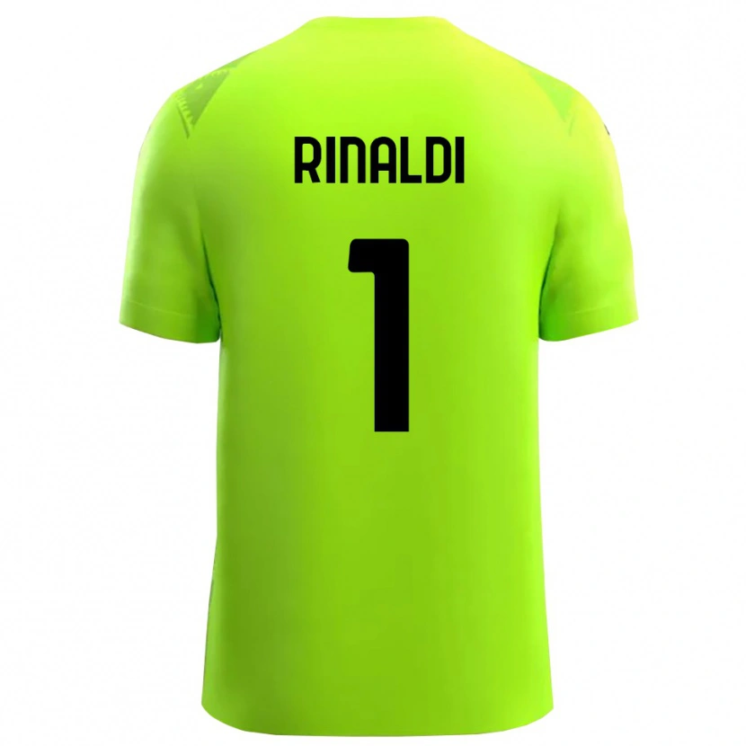 Danxen Herren Filippo Rinaldi #1 Trikot Rasen Grün Schwarz Torwarttrikot 2025/26 Schweiz