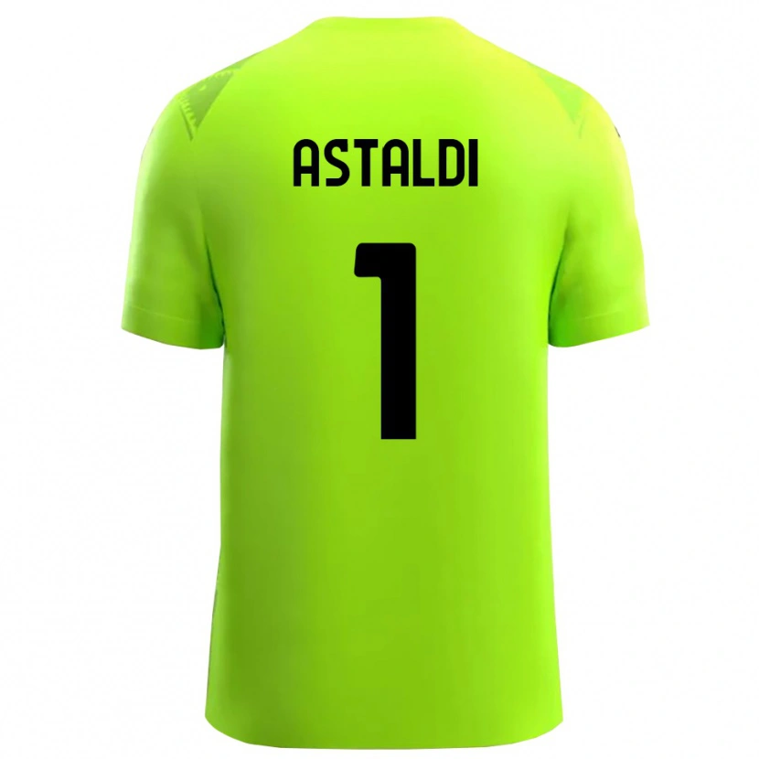 Danxen Herren Gianluca Astaldi #1 Trikot Rasen Grün Schwarz Torwarttrikot 2025/26 Schweiz