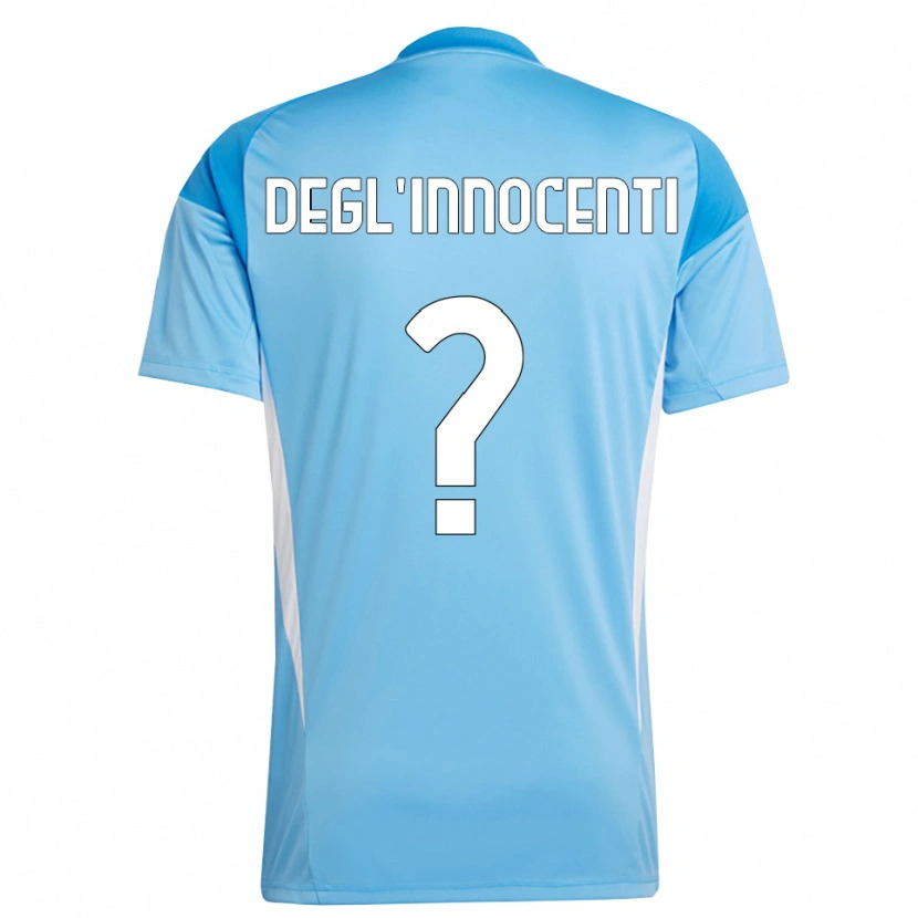 Danxen Herren Luca Degl'Innocenti #0 Trikot Himmelblau Weiß Torwarttrikot 2025/26 Schweiz